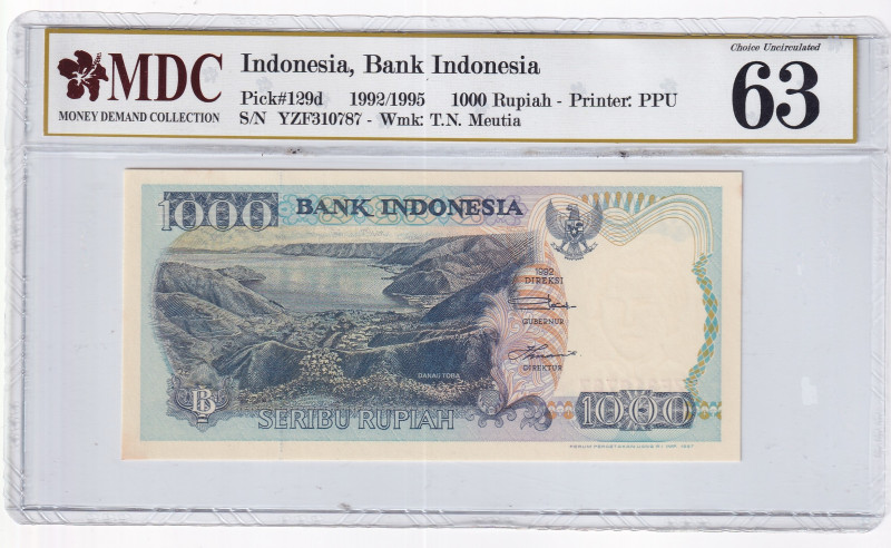 Indonesia, 1.000 Rupiah, 1992/1995, UNC, p129d
UNC
MDC 63
Estimate: USD 20-40