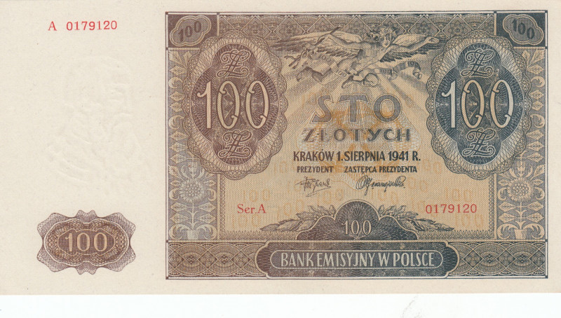 Poland, 100 Zlotych, 1941, UNC(-), p103
UNC(-)
Estimate: USD 20-40