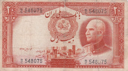 Iran, 20 Rials, 1937, FINE, p34Aa
FINE
There are rips and repair with tape
Estimate: USD 25-50
