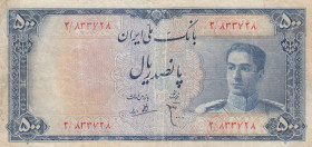Iran, 500 Rials, 1951, FINE, p52
FINE
Split and stains.
Estimate: USD 50-100