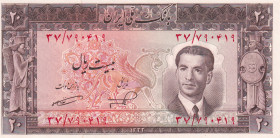 Iran, 20 Rials, 1953, UNC, p60
UNC
Estimate: USD 50-100