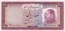 Iran, 100 Rials, 1954, UNC, p67
UNC
Light handling
Estimate: USD 40-80