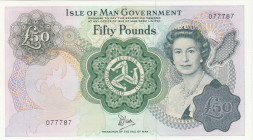 Isle of Man, 50 Pounds, 1983, UNC, p39a
UNC
Queen Elizabeth II. Potrait
Estimate: USD 150-300