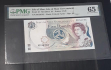 Isle of Man, 5 Pounds, 2015, UNC, p48
UNC
PMG 65 EPQ, Queen Elizabeth II. Potrait
Estimate: USD 50-100