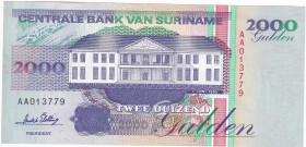 Suriname, 2.000 Gulden, 1995, UNC, p142
UNC
Corner fold
Estimate: USD 20-40
