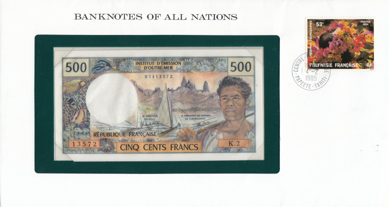 Tahiti, 500 Francs, 1977, UNC, p25b, FOLDER
UNC
In its stamped and stamped spe...