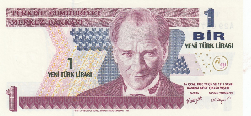 Turkey, 1 New Lira, 2005, UNC(-), p216, Radar
UNC(-)
8.Emission
Estimate: USD...