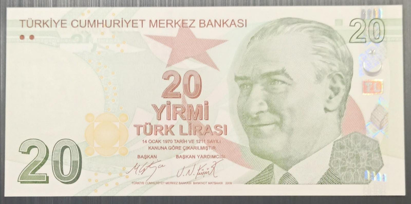 Turkey, 20 Lira, 2018, UNC, p224c, 9.Emission
UNC
Top 10 Serial Numbers
Estim...