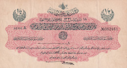 Turkey, Ottoman Empire, 1/2 Livre, 1915, VF(+), p72, Talat / Hüseyin Cahid
VF(+)
V. Mehmed Reşad Period, AH: 18 October 1331, sign: Talat / Hüseyin ...