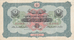 Turkey, Ottoman Empire, 1 Livre, 1916, VF, p90a, Talat / Janko
VF
V. Mehmed Reşad period, AH: 6 August 1332, sign: Talat/ Janko, Split
Estimate: US...