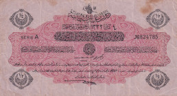 Turkey, Ottoman Empire, 1/2 Lira, 1917, VF, p98, Cavid / Hüseyin Cahid
VF
V. Mehmed Reşad Period, AH: 4 February 1332, Sign: Cavid / Hüseyin Cahid, ...