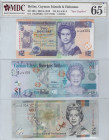 Mix Lot, 2010/2019, UNC, (Total 3 banknotes)
UNC
Belize 2 Dollars; Cayman Islands 1 Dollar; Bahamas 1/2 Dollar, MDC 65 GPQ
Estimate: USD 30-60