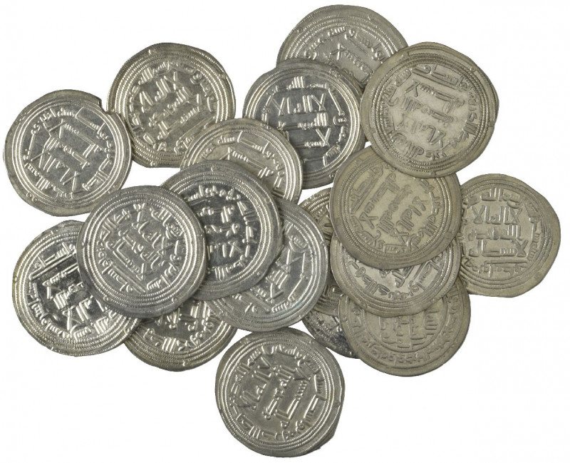 Umayyad, dirhams (18), all Wasit, dated 85h, 86h, 92h (2), 93h, 94h (2), 95h (2)...