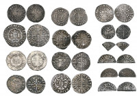 Short Cross - Edward III, miscellaneous issues (14), comprising: Short Cross penny, Class 7c, Canterbury, moneyer Ioan; cut halfpennies (2), uncertain...