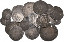 Miscellaneous English hammered silver (21), including Henry VI Rosette-Mascle Calais groat, good very fine but pierced, Edward IV Bristol groat, very ...
