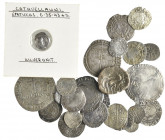 Miscellaneous coins (25), comprising English hammered silver, Edward I - Commonwealth (21), including: Edwardian London farthings (3); Henry VII profi...