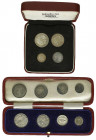 George V-Elizabeth II, maundy sets (3), 1925, 1946, 1966 (E.S.C. 3985, 4315, 4576; S. 4027, 4086, 4131), all comprising fourpence, threepence, twopenc...