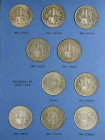 George V – Elizabeth II, halfcrowns (67), comprising all currency dates 1911-1967, with several additional coins, displayed in two Whitman folders, 19...