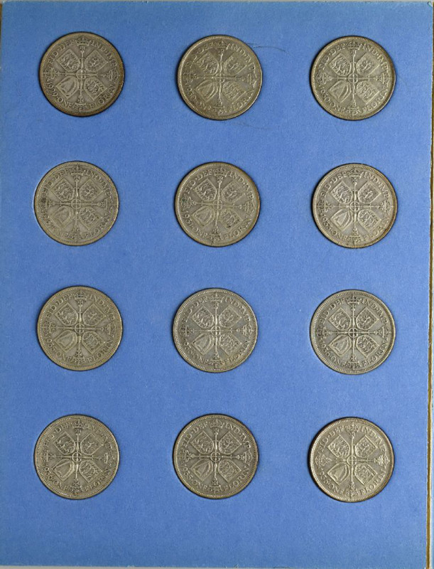 George V – Elizabeth II, florins and 10p pieces, 1911-1992 (100), comprising all...