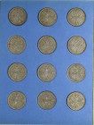 George V – Elizabeth II, florins and 10p pieces, 1911-1992 (100), comprising all currency dates and with a number of duplicates, displayed in three Wh...