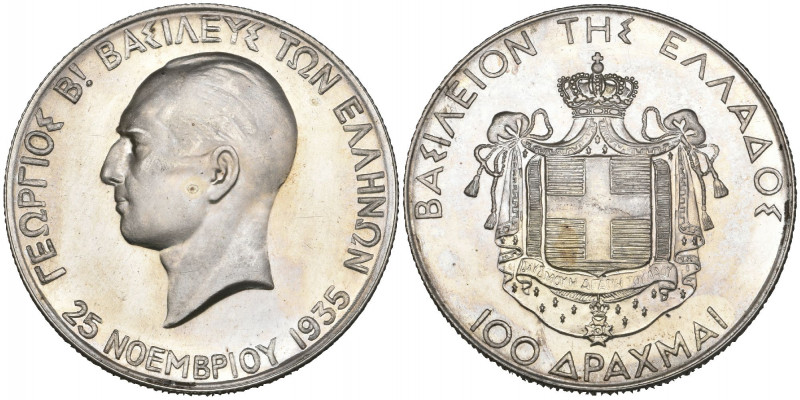 Greece, George II (1935-1947), Restoration of the Monarchy, 25 November 1935, pr...