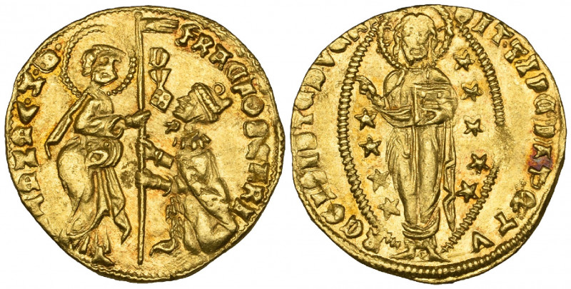 Italy, Venice, Francesco Foscari (1423-57), ducat0, 3.51g (Paolucci 1), better t...