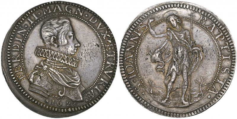 Italy, Tuscany, Florence, Ferdinando II de Medici (1621-70), piastra, 1628 (MIR ...