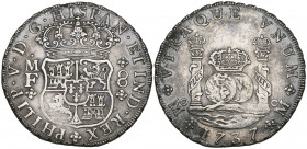 Mexico, Philip V, 8 reales, 1737, assayers mf, 26.81g (Cal. 1446), good very fine and partially toned Ex V.O.C. ship Rooswijk wreck 1740.

Estimate:...