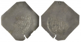 Netherlands, Holland, Amsterdam besieged by the Spaniards 1578, uniface half-daalder of 20 stuivers, city arms dividing date, 13.40g (Delm. 189), righ...