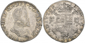 Spanish Netherlands, Philip II, half-filipsdaalder, 1563, Bruges, m.m.lis on obverse (v.G. & H. 211-7b; Delm 64), very fine and scarce

Estimate: GB...