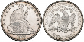 U.S.A., half-dollar, 1885, good extremely fine but sometime cleaned, now lightly toned 

Estimate: GBP 180-220