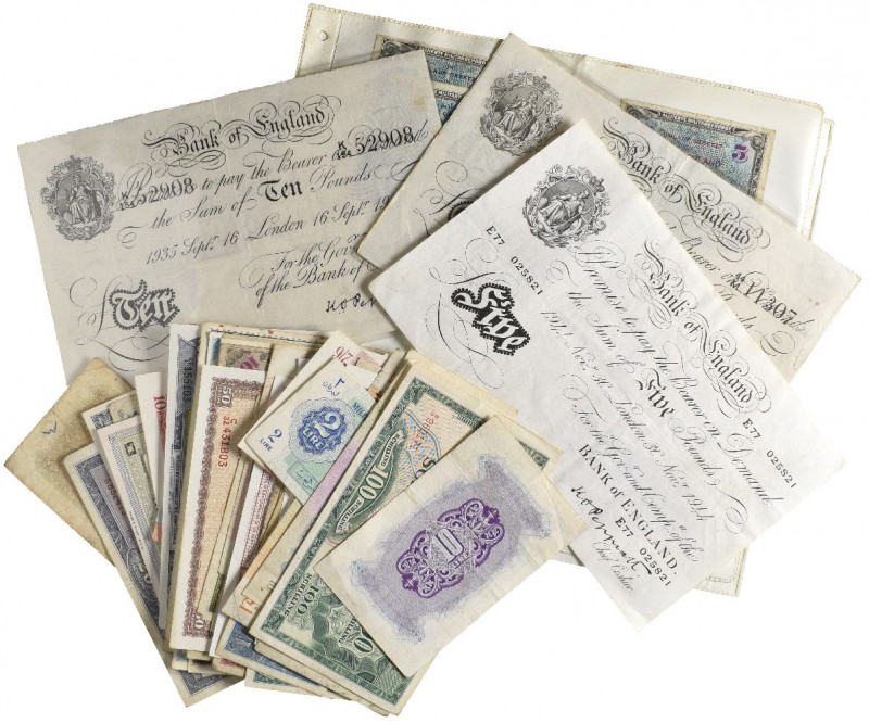 Bank of England, K.O. Peppiatt, £5, 30 Nov. 1944, good very fine; together with ...