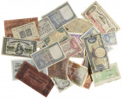 British Commonwealth, an interesting range of mainly lower denomination notes (26), many emergency or siege issues, including; British West Africa, sh...