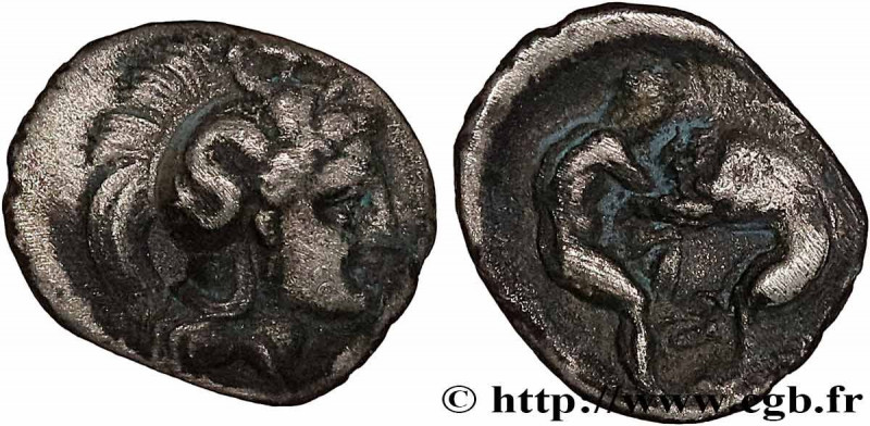 CALABRIA - TARAS
Type : Diobole 
Date : c. 380-325 AC. 
Mint name / Town : Taren...