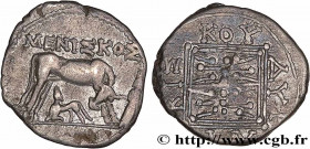 ILLYRIA - DYRRHACHIUM
Type : Drachme 
Date : c. 229-100 
Mint name / Town : Dyrrachium, Illyrie 
Metal : silver 
Diameter : 18  mm
Orientation dies : ...