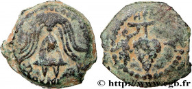 JUDAEA - HERODIAN KINGDOM - HEROD ARCHEALAUS
Type : Prutah 
Date : c. 4 avant - 6 après J;-C.) 
Mint name / Town : Jérusalem, Judée 
Metal : copper 
D...