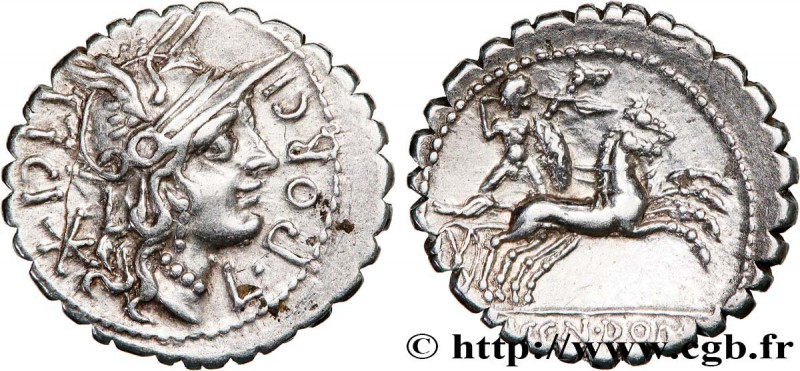 PORCIA
Type : Denier serratus 
Date : 118 AC. 
Mint name / Town : Narbonne 
Meta...