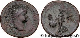 NERO
Type : As 
Date : 65 
Mint name / Town : Lyon 
Metal : copper 
Diameter : 29,5  mm
Orientation dies : 5  h.
Weight : 13,57  g.
Officine : 1re 
Ob...