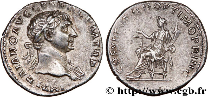 TRAJANUS
Type : Denier 
Date : 108 
Mint name / Town : Rome 
Metal : silver 
Mil...