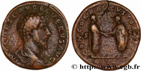 LUCIUS VERUS
Type : Sesterce 
Date : 161 
Mint name / Town : Rome 
Metal : copper 
Diameter : 31,5  mm
Orientation dies : 11  h.
Weight : 22,65  g.
Ra...