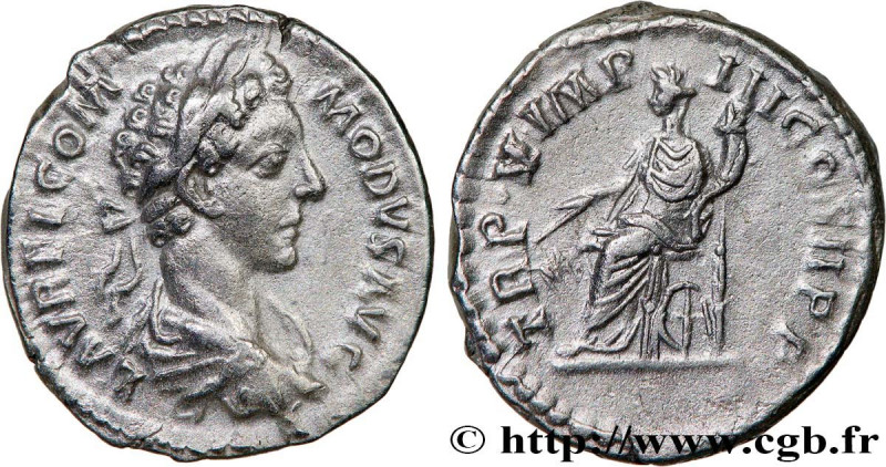 COMMODUS
Type : Denier 
Date : 180 
Mint name / Town : Rome 
Metal : silver 
Mil...