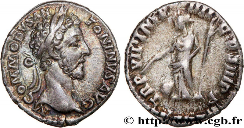 COMMODUS
Type : Denier 
Date : 181-182 
Mint name / Town : Rome 
Metal : silver ...