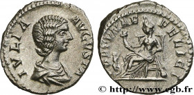 JULIA DOMNA
Type : Denier 
Date : 209 
Mint name / Town : Rome 
Metal : silver 
Millesimal fineness : 550  ‰
Diameter : 18,5  mm
Orientation dies : 1 ...