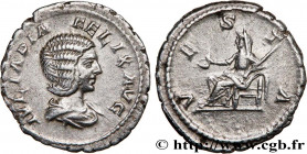 JULIA DOMNA
Type : Denier 
Date : 215 
Mint name / Town : Rome 
Metal : silver 
Millesimal fineness : 500  ‰
Diameter : 19,5  mm
Orientation dies : 12...