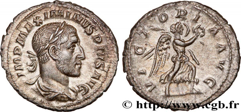 MAXIMINUS I
Type : Denier 
Date : début - été  
Date : 236 
Mint name / Town : R...