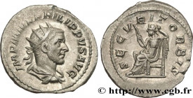 PHILIPPUS
Type : Antoninien 
Date : 245 
Mint name / Town : Rome 
Metal : billon 
Millesimal fineness : 450  ‰
Diameter : 24,5  mm
Orientation dies : ...