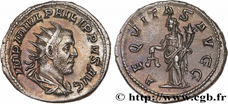 PHILIPPUS
Type : Antoninien 
Date : 246 
Mint name / Town : Rome 
Metal : billon...