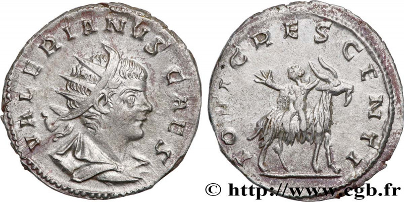 VALERIAN II
Type : Antoninien 
Date : 257-258 
Mint name / Town : Trèves 
Metal ...