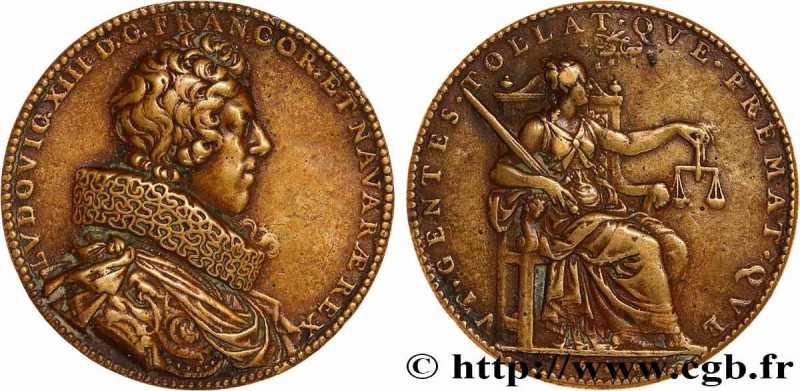 LOUIS XIII
Type : Médaille, Louis XIII, Élévation des nations, frappe postérieur...