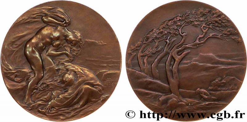 ART, PAINTING AND SCULPTURE
Type : Médaille, Le Vent par Camille Lefèvre 
Date :...